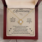 HAPPY ANNIVERSARY I LOVE YOU | Love Knot Necklace
