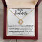 To My Soulmate | Back The Clock | Love Knot Necklace