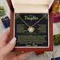 To My Daughter | Biggest Fan | Love Knot Necklace