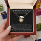 To My Daughter | Graduation Day | Love Knot Necklace | BW