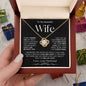 To My Beautiful Wife | Love Knot Necklace-BW1