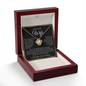 To My Beautiful Wife : BWGold : Love Knot Necklace