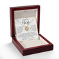 To My Beautiful Wife : WBGold : Love Knot Necklace