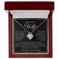 To My Beautiful Wife : BWGold : Love Knot Necklace