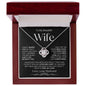 To My Beautiful Wife | Love Knot Necklace-BW1