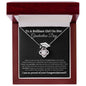 To My Daughter | Graduation Day | Love Knot Necklace | BW