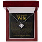 To My Beautiful Wife | My Dreams | Love Knot Necklace