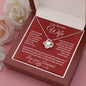 To My Wife : RW : Love Knot Necklace