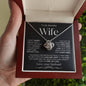 To My Beautiful Wife | Love Knot Necklace-BW1