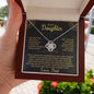 To My Daughter | Biggest Fan | Love Knot Necklace