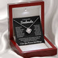 To My Soulmate | Time Ceases to Exist | Love Knot Necklace - BW