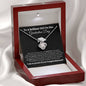 To My Daughter | Graduation Day | Love Knot Necklace | BW