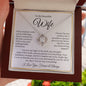 To My Beautiful Wife : WBGold : Love Knot Necklace