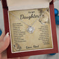Daughter - Never Forget - Love Knot Necklace