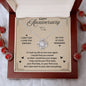 HAPPY ANNIVERSARY I LOVE YOU | Love Knot Necklace