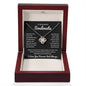 To My Soulmate | Time Ceases to Exist | Love Knot Necklace - BW