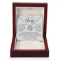 To My Beautiful Wife : WBGold : Love Knot Necklace