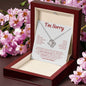 Im Sorry : WR #2 : Love Knot Necklace
