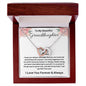 To My Beautiful Granddaughter | I Love You, Forever & Always - Interlocking Hearts necklace
