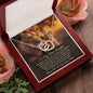 To My Daughter | Remember The Strength | Interlocking Hearts Necklace
