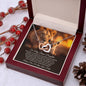To My Daughter | Remember The Strength | Interlocking Hearts Necklace
