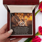 To My Daughter | Remember The Strength | Interlocking Hearts Necklace
