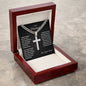 To My Husband | Cuban Chain With Cross