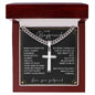 To My Boyfriend | Always Remember | Stainless Steel Cross Necklace