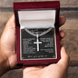 To My Boyfriend | Always Remember | Stainless Steel Cross Necklace
