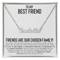 To My Best Friend | Chosen Family | Custom Name Necklace