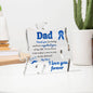 Dad | #1 Tag | Puzzle Acrylic