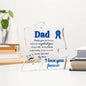 Dad | #1 Tag | Puzzle Acrylic