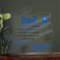 Dad | #1 Tag | Puzzle Acrylic