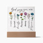 God Says You Are | Acrylic LED Lamp
