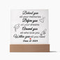 Class of 2024 Graduation Acrylic Plaque