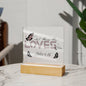 Oh! How He Loves Us | John 4:16 | Acrylic LED Lamp
