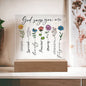 God Says You Are | Acrylic LED Lamp