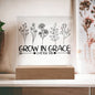 Grow In Grace | 2 Peter 3:18 | Acrylic LED Lamp