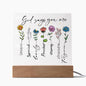 God Says You Are | Acrylic LED Lamp