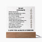 To My Soulmate Acrylic Plaque