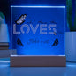 Oh! How He Loves Us | John 4:16 | Acrylic LED Lamp