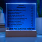 To My Soulmate Acrylic Plaque