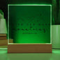 Faith Can Move Mountains | Matthew 17:20 | Acrylic LED Lamp