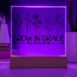 Grow In Grace | 2 Peter 3:18 | Acrylic LED Lamp