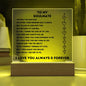 To My Soulmate Acrylic Plaque