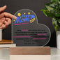 Super Mom | Love Your Son | Heart Acrylic Plaque