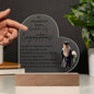 Graduation Day For Her | Congrats | Heart Plaque