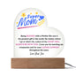 Super Mom | Love Your Son | Heart Acrylic Plaque