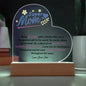 Super Mom | Love Your Son | Heart Acrylic Plaque