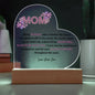 Mom | Love Your Son | Heart Acrylic Plaque